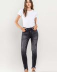 Lovervet Raw Hem Cropped Skinny Jeans