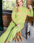 Shula Knitted Cactus Sweater