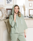 Francine French Scuba Pearl Hoodie