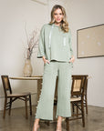 Farrah French Scuba Pearl Pant - Light Colors