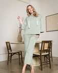 Farrah French Scuba Pearl Pant - Light Colors