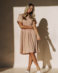 Maylee Dress in Apricot - My Pampered Life Seattle
