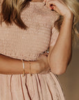 Maylee Dress in Apricot - My Pampered Life Seattle
