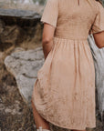 Maylee Dress in Apricot - My Pampered Life Seattle