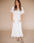 Gabby Maxi Dress in White