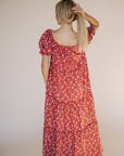 Bella Maxi Dress in Red