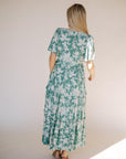 Uma Maxi Dress in Turquoise