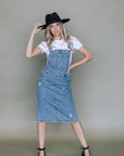 Jovi Denim Overall Dress