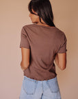 Marlee Bamboo Top in Brown