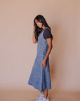 90’s Babe Denim Overall Dress