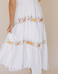 Sicily Embroidered Midi Dress - My Pampered Life Seattle