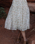 Flying Tomato Cypress Midi Dress in Ivory