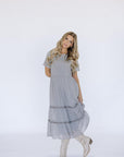 Kanyan Midi Dress in Gray