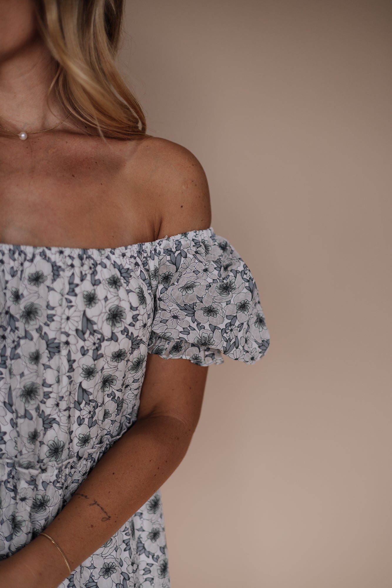 Bella Maxi Dress in White