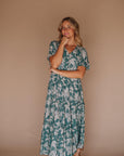 Uma Maxi Dress in Turquoise