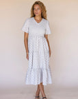 Tayla Linen Dress in Cream