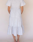 Tayla Linen Dress in Cream