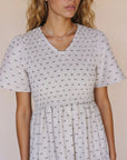 Tayla Linen Dress in Cream