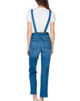 O2 Denim Overall in Medium or Dark Wash