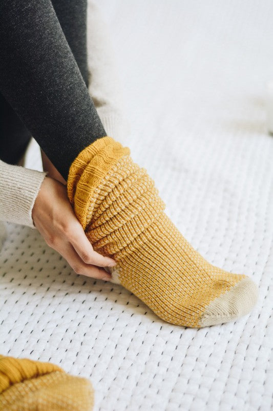 Leto Knitted Lounge Socks