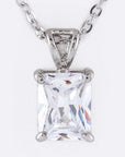 Square CZ Pendant