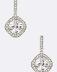 CZ Drop Earrings