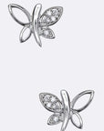 CZ Butterfly Studs