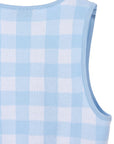 Lilou Sleeveless Gingham Patterned Tank Top