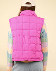 VERY J Zip Up Puffer Padded Warm Vest