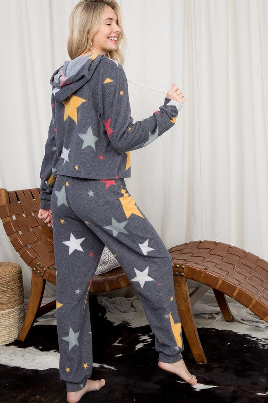 e Luna Cozy Jogging Set with Stars