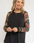 Mixed Aztec Top - Online Only - My Pampered Life Seattle