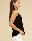 ZENANA V-Neck Sleeveless Cami Top