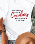 Love A Cowboy Graphic Tee PLUS