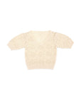 Lilou Crochet Short Sleeve Knit Top