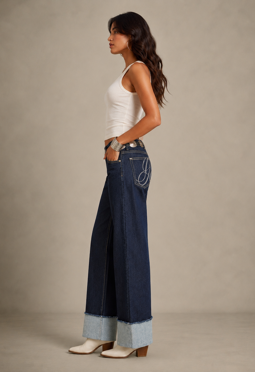GJG Denim The Golden Girl Jean- Indigo Wash