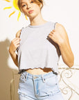 Lettuce Merrow Edge Tank Crop Top