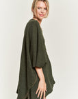 Jade By Jane V-Neck Poncho Top