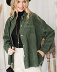 Jade By Jane Ribbed Velvet Jacket PLUS