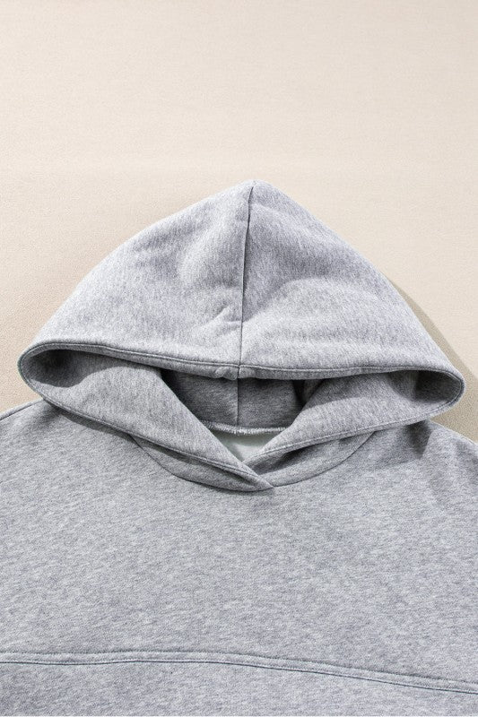 Solid Reverse Seams Hoodie and Joggers Set