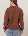 HYFVE Fleece Color Block Half Zip Sweatshirt