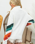 BiBi Multi Color Chevron Pattern Sweater