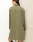 Adora Right Round Button Front Oversized Coat - My Pampered Life Seattle