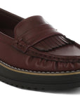 Croyda Fringed Nubuck Loafers