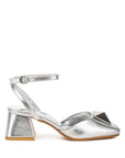 Griselda Brooch Detail Ankle Strap Sandals