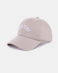 Zenana Embroidered City Baseball Cap