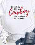 Love A Cowboy Graphic Tee PLUS