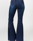 American Bazi Side Slit Flare Jeans