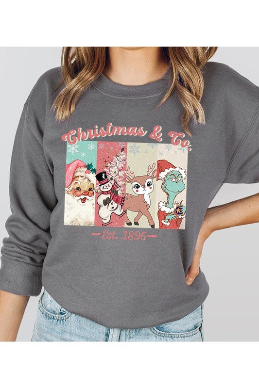 Christmas &amp; Co Retro Santa Sweatshirt
