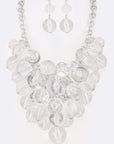 Mix Pearls Statement Necklace Set