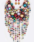 Head Turner Statement Mix Pearl Layer Necklace Set